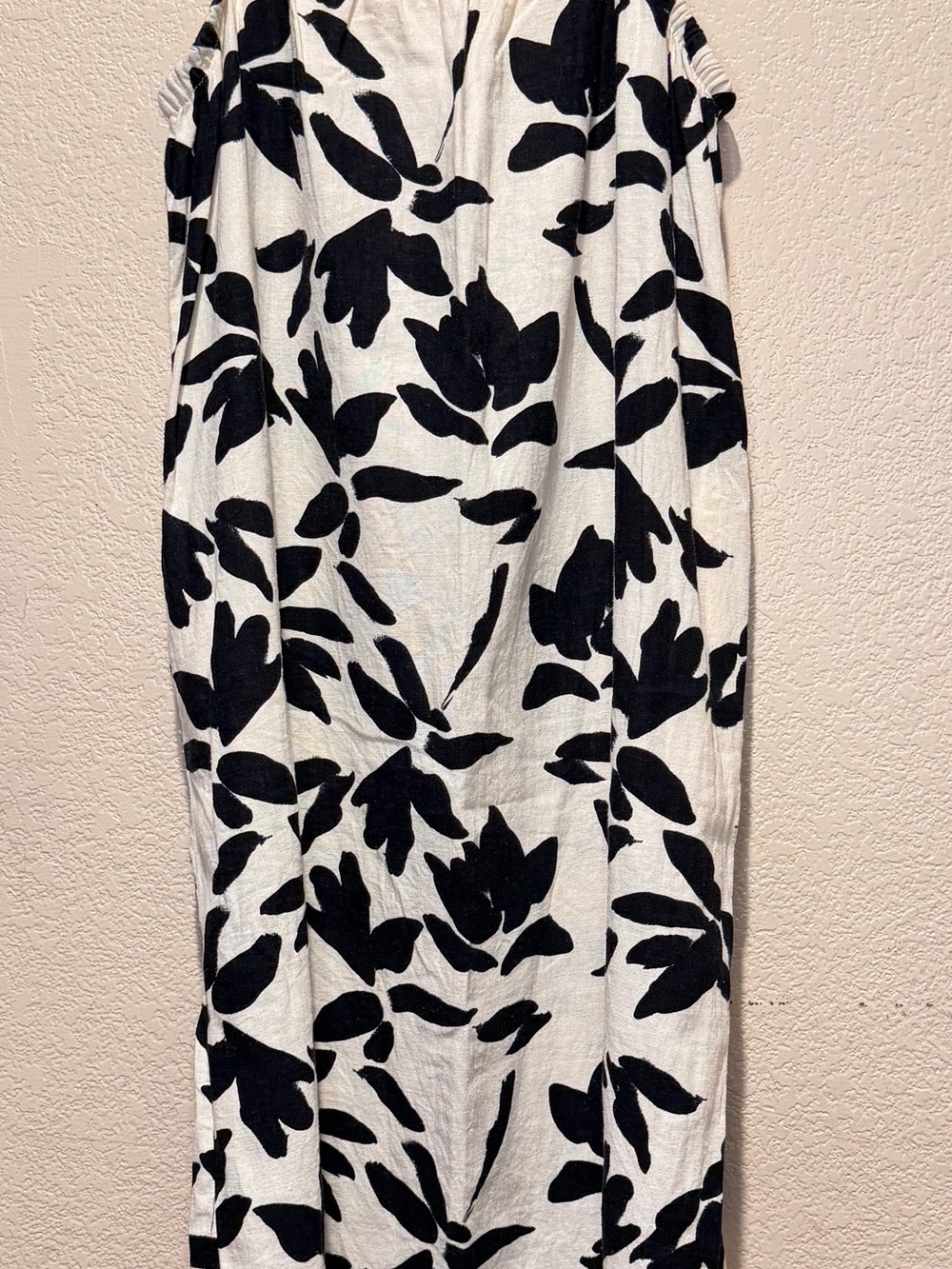 a new day Black and White Floral Maxi Dress